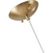 Canada 1 Light 12 inch Gold Single Pendant Lighting Ceiling Light